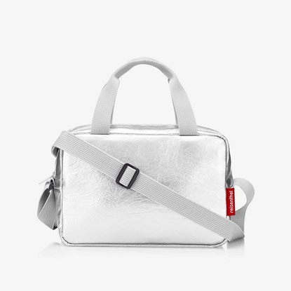 Termobox Reisenthel Coolerbag to-go silver crackle_5