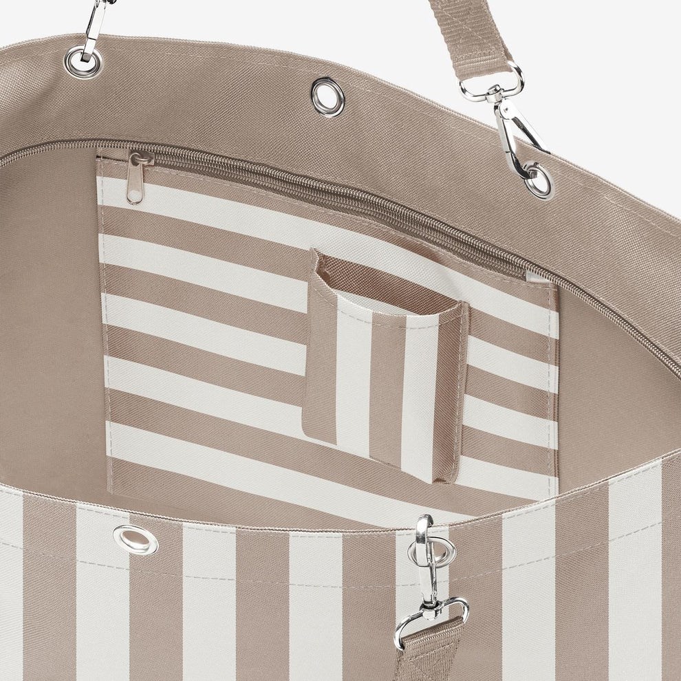 Taška přes rameno Reisenthel Shopper XL summerstripes coffee_3