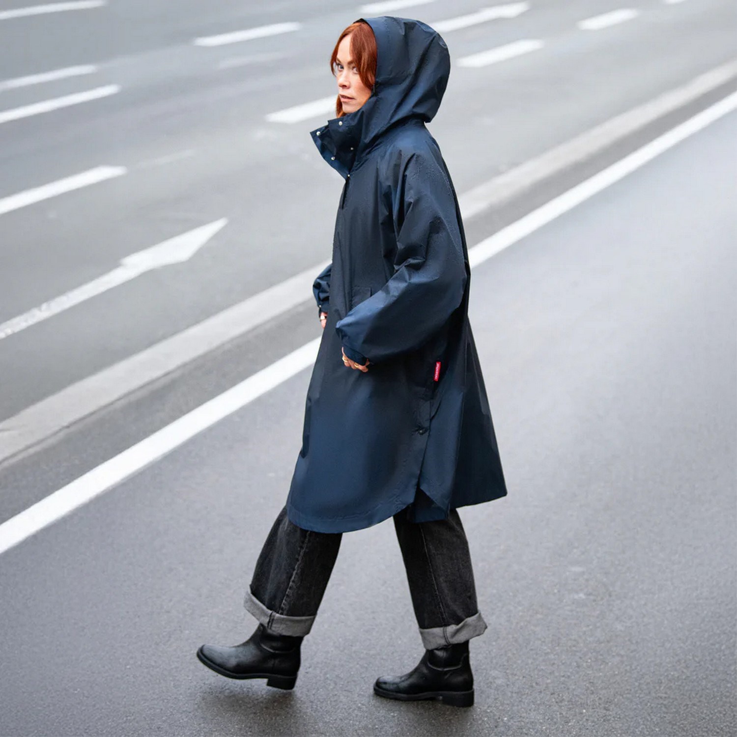 Skládací pláštěnka Mini Maxi Raincoat dark blue_0