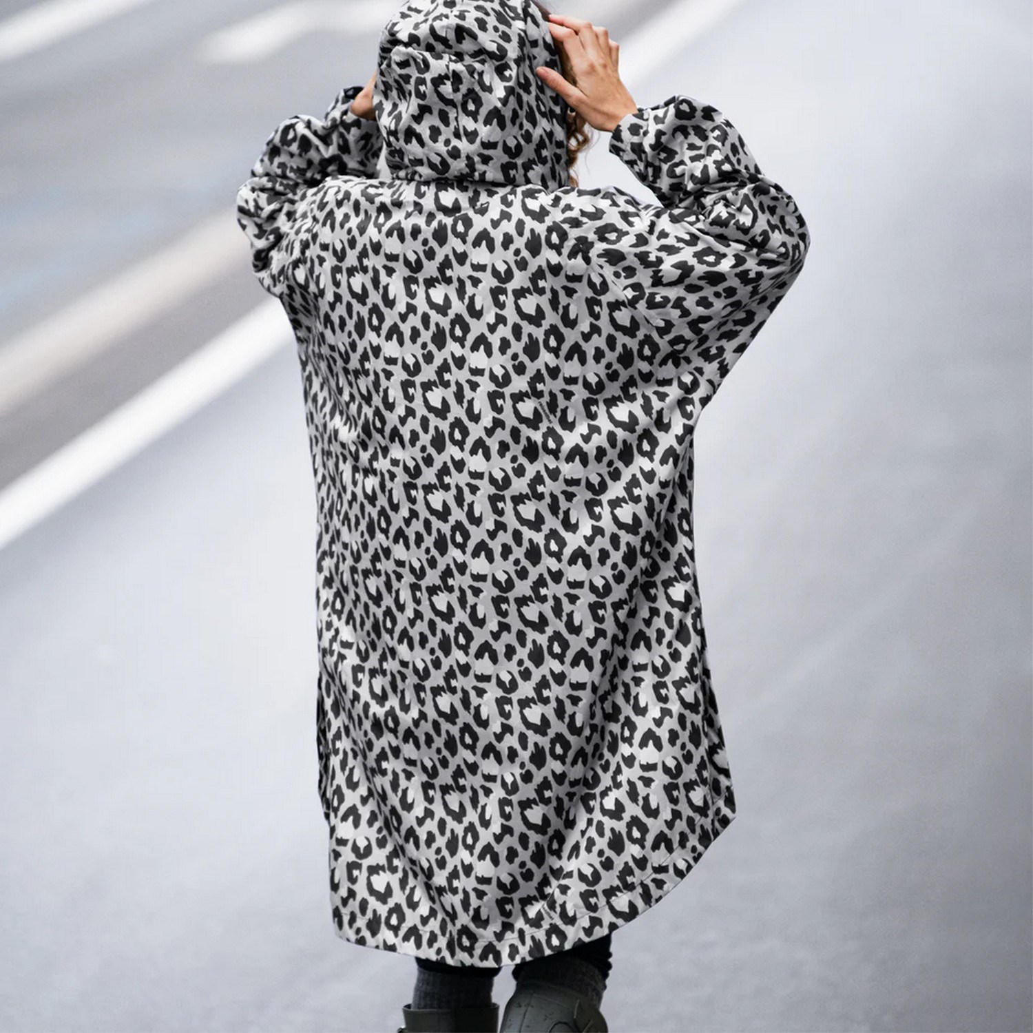 Skládací pláštěnka Mini Maxi Raincoat leo nero_0