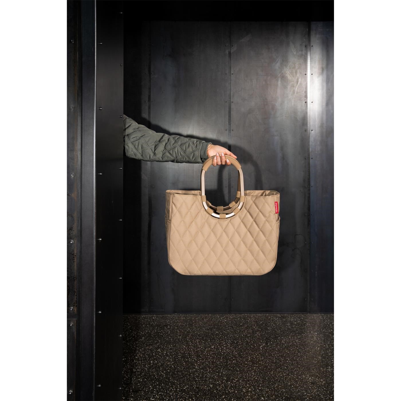 Módní taška Loopshopper L frame rhombus ginger_5