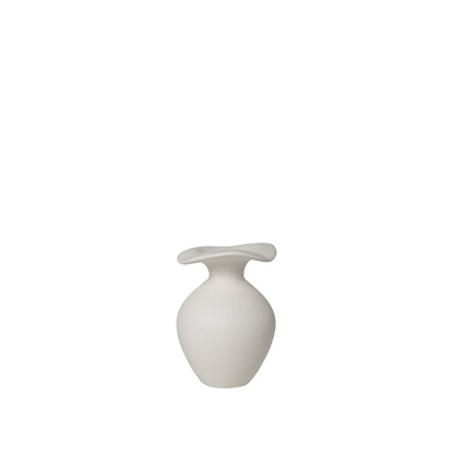 Váza Broste FLORENTINA XS V.14 cm bílá_0