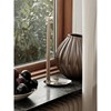 Svíčka kulatá dlouhá GLOSSY V.38 cm SET/4 ks světlý len_0