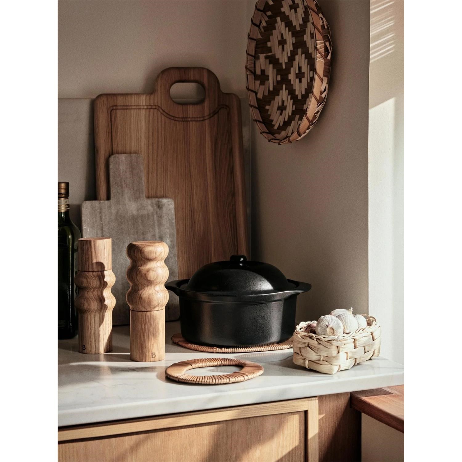 Mlýnek na sůl/pepř Broste EDGAR-2 V.20 cm přírodní_1