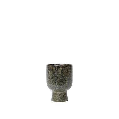 Květináč Broste MIKA V.14,5 cm zelenohnědý_1