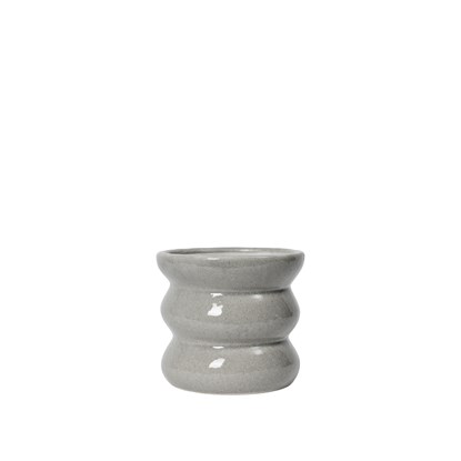 Květináč Broste MINNA V.16 cm světle šedý_1