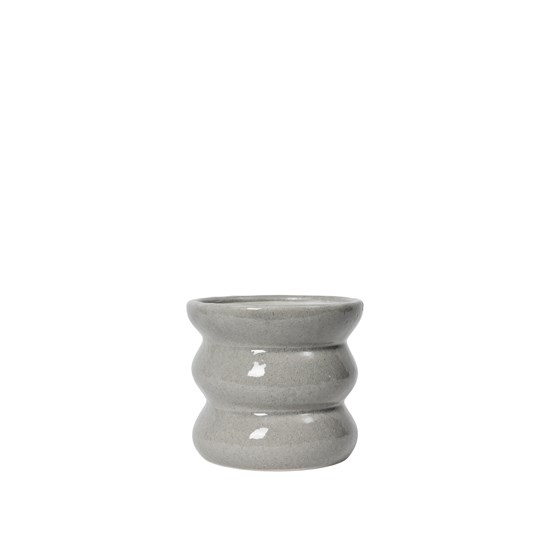 Květináč Broste MINNA V.16 cm světle šedý_1