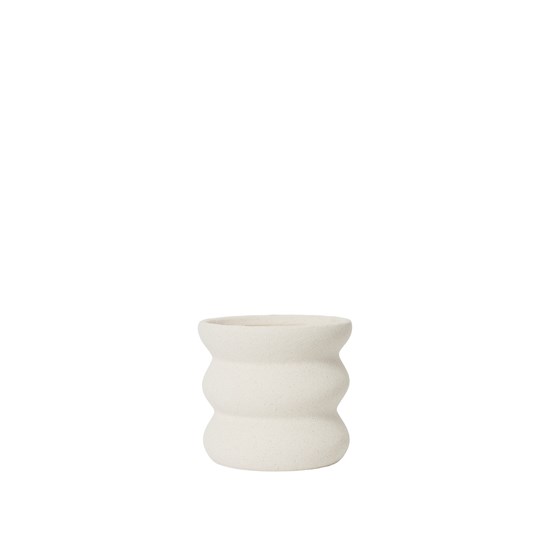 Květináč Broste MINNA V.12 cm bílý_1