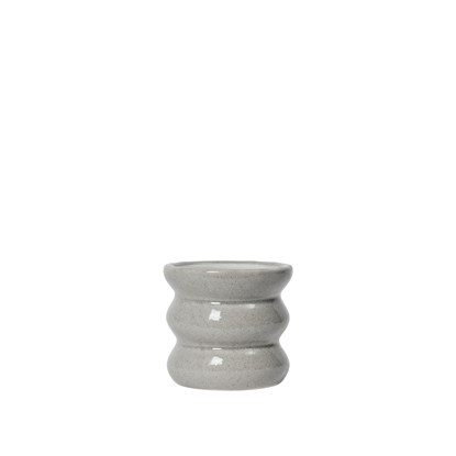 Květináč Broste MINNA V.12 cm světle šedý_1