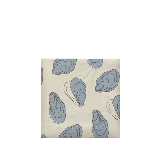 Papírové ubrousky Broste OYSTER BAL/20 ks světle modré_1