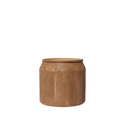 Květináč Broste UMA V.24 cm světle hnědý_1