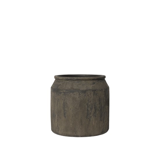 Květináč Broste UMA V.24 cm tmavě hnědý_1