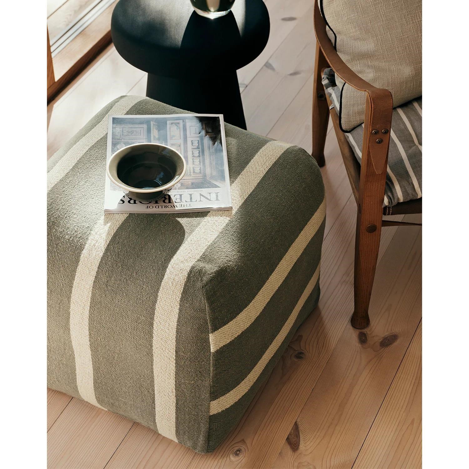 Pouf Broste SIGRID V.38 cm zelený_2