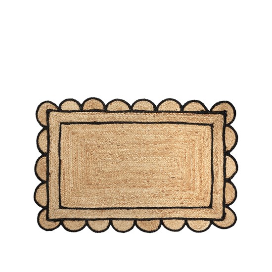 Rohožka Broste SCALLOP 90x60 cm přírodní_2