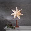 Papírová hvězda na dřevěném podstavci KARO V.70 cm_0