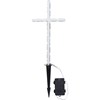 LED hřbitovní osvětlení GRAVECROSS 24x LED V.42cm bílé_1