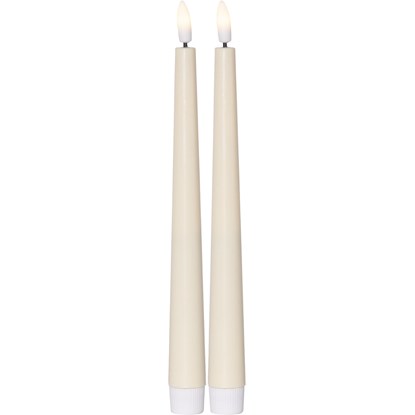 LED svíčka FLAMME CANDY 26 cm SET/2ks žlutá_3