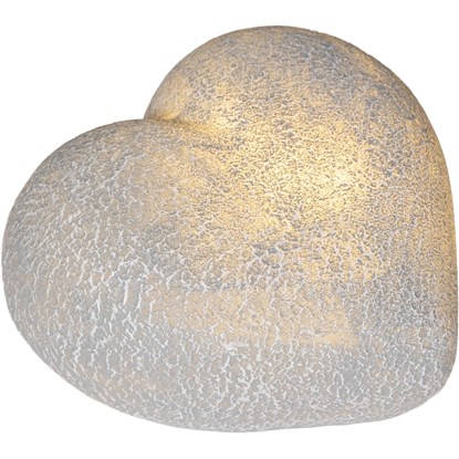 LED svíčka srdce MEMORIAL šedá_3