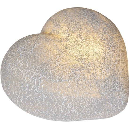 LED svíčka srdce MEMORIAL šedá_3