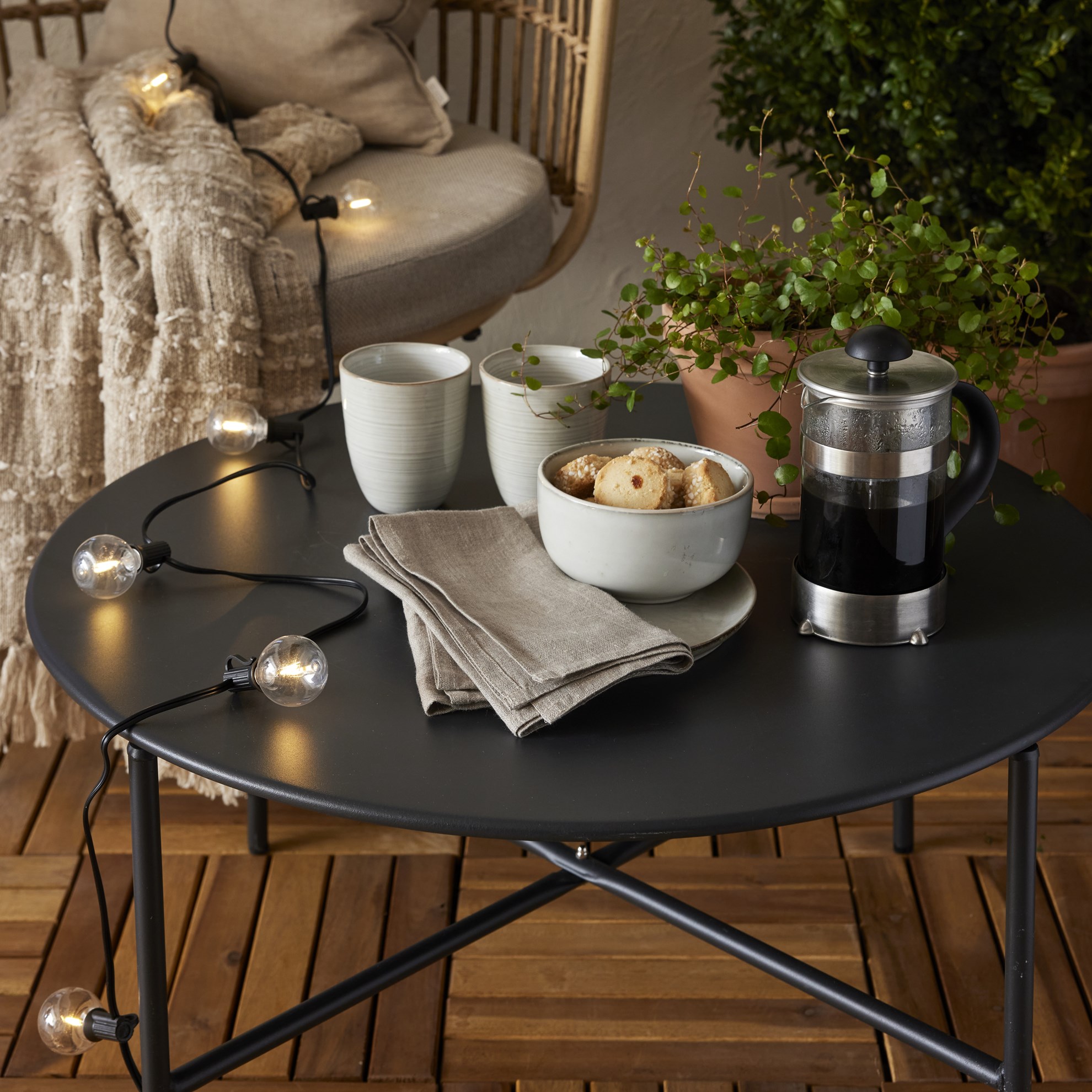 LED solární řetěz GLOBE MINI D.2m, černý_0