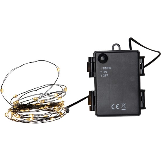 LED světelný řetěz DEW DROP 40x LED D.4m černý_2