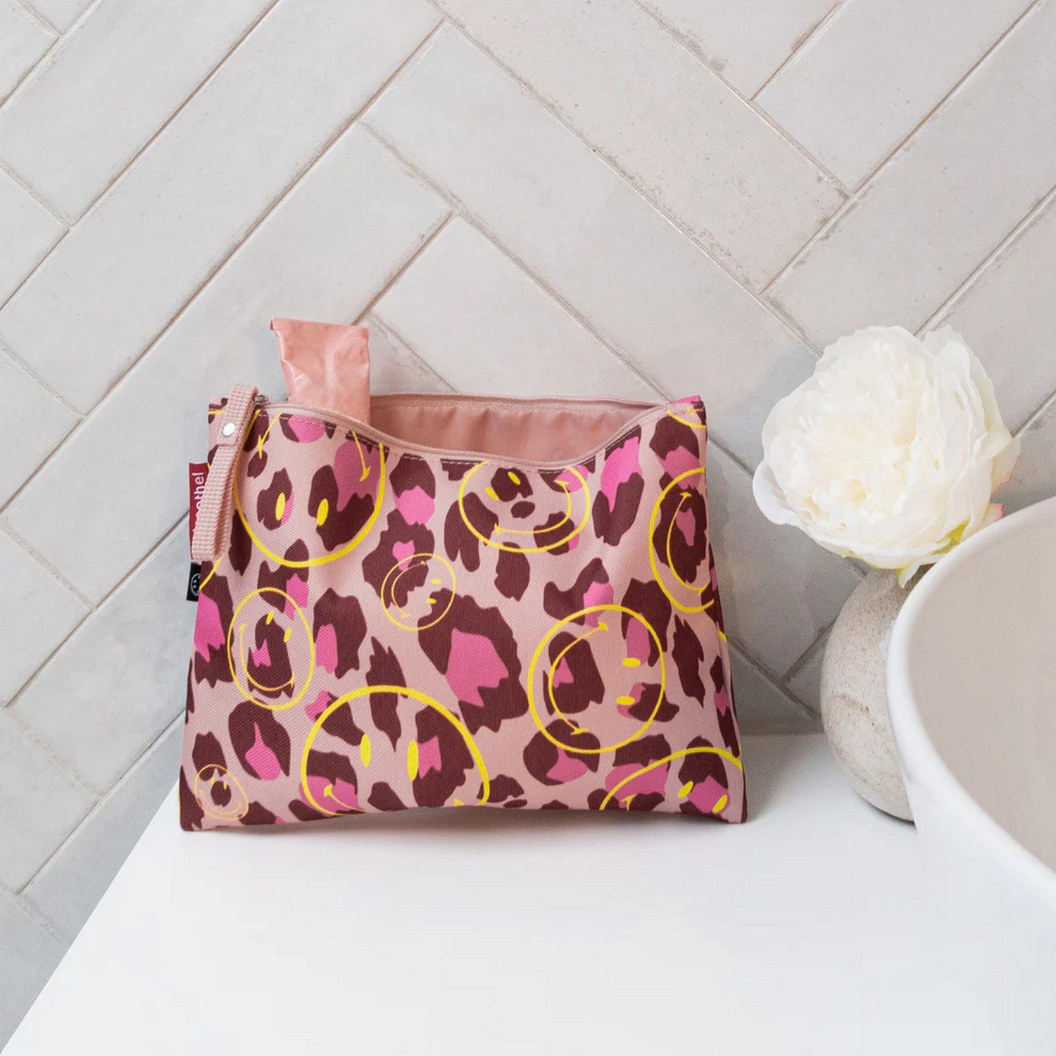 Pouzdro na zip Reisenthel Case 1 smiley leo blush_0