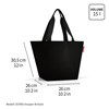 Taška přes rameno Reisenthel Shopper M smiley leo blush_4