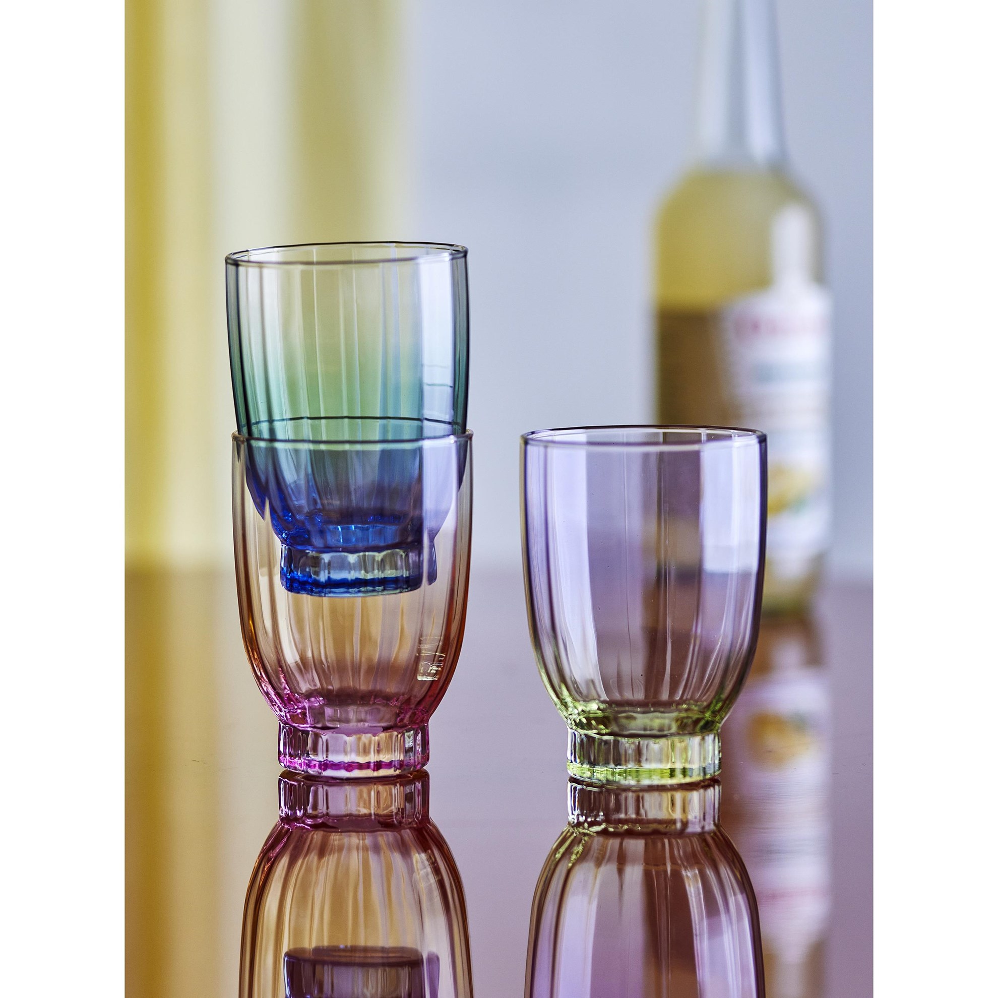 Sklenice na vodu NICOLINE 330 ml SET/6 ks vícebarevné_0